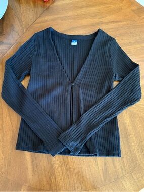 Old Navy Black Ribbed Top